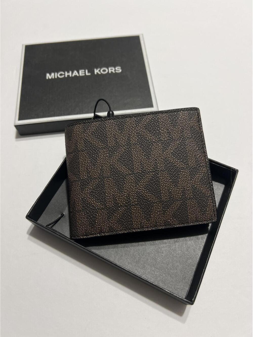 Michael Kors Jet Set Men's Wallet Brown/Black